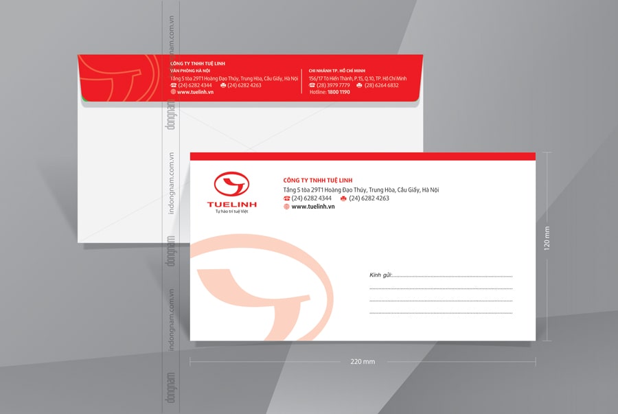 Địa chỉ công ty in nhanh phong bì tại Hà Nội