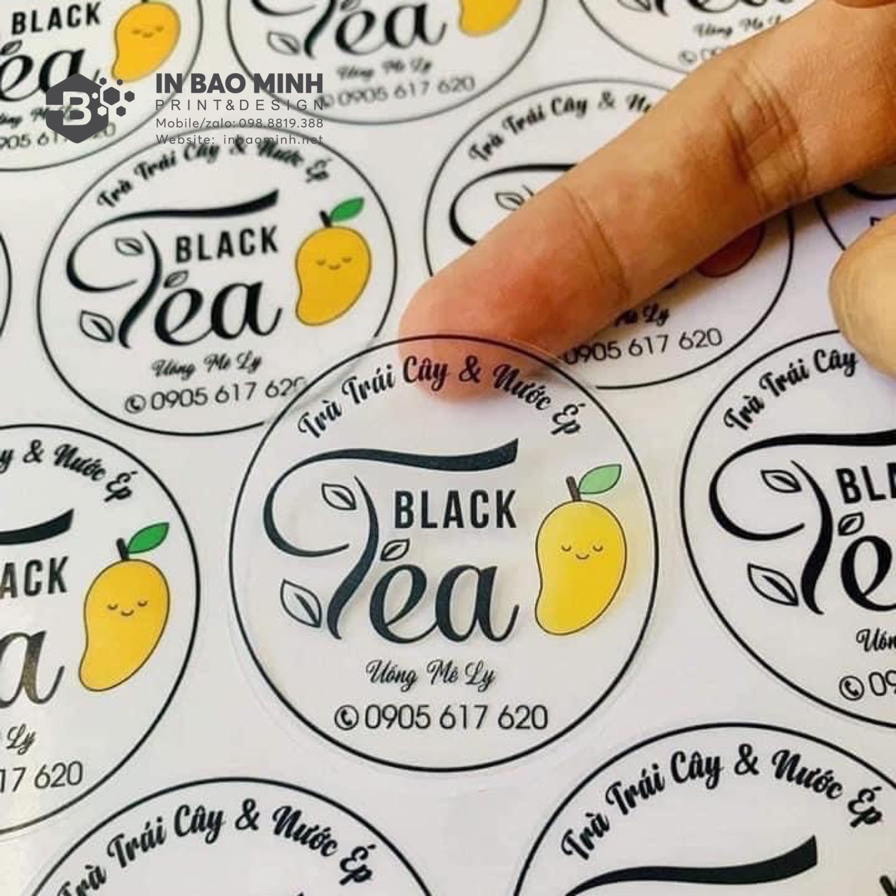 tem dán decal trong