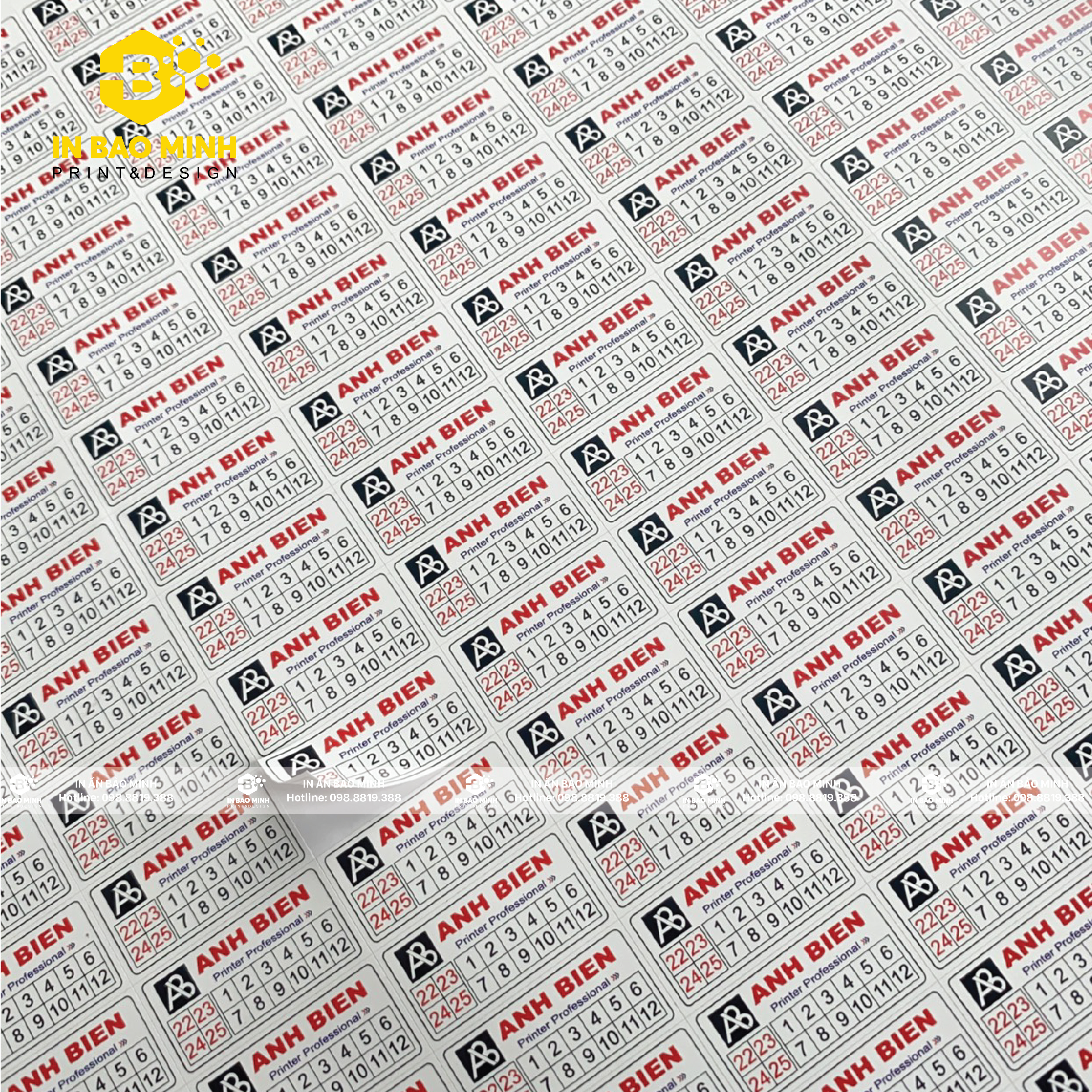 dịch vụ in tem bảo hành, tem vỡ